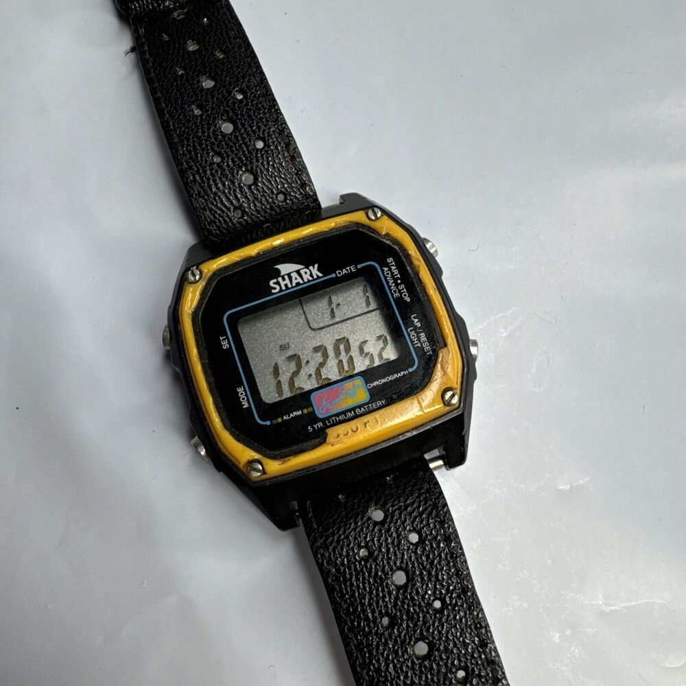 Vintage Shark Freestyle Divers Watch Orange 38mm New Battery